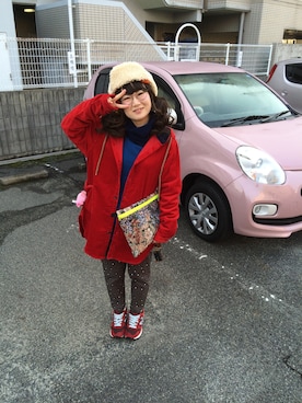 「VOO（ヴォー）のアイテム（その他アウター）」を使った、りょーへいさん（メンズ・176cm）の冬コーディネート