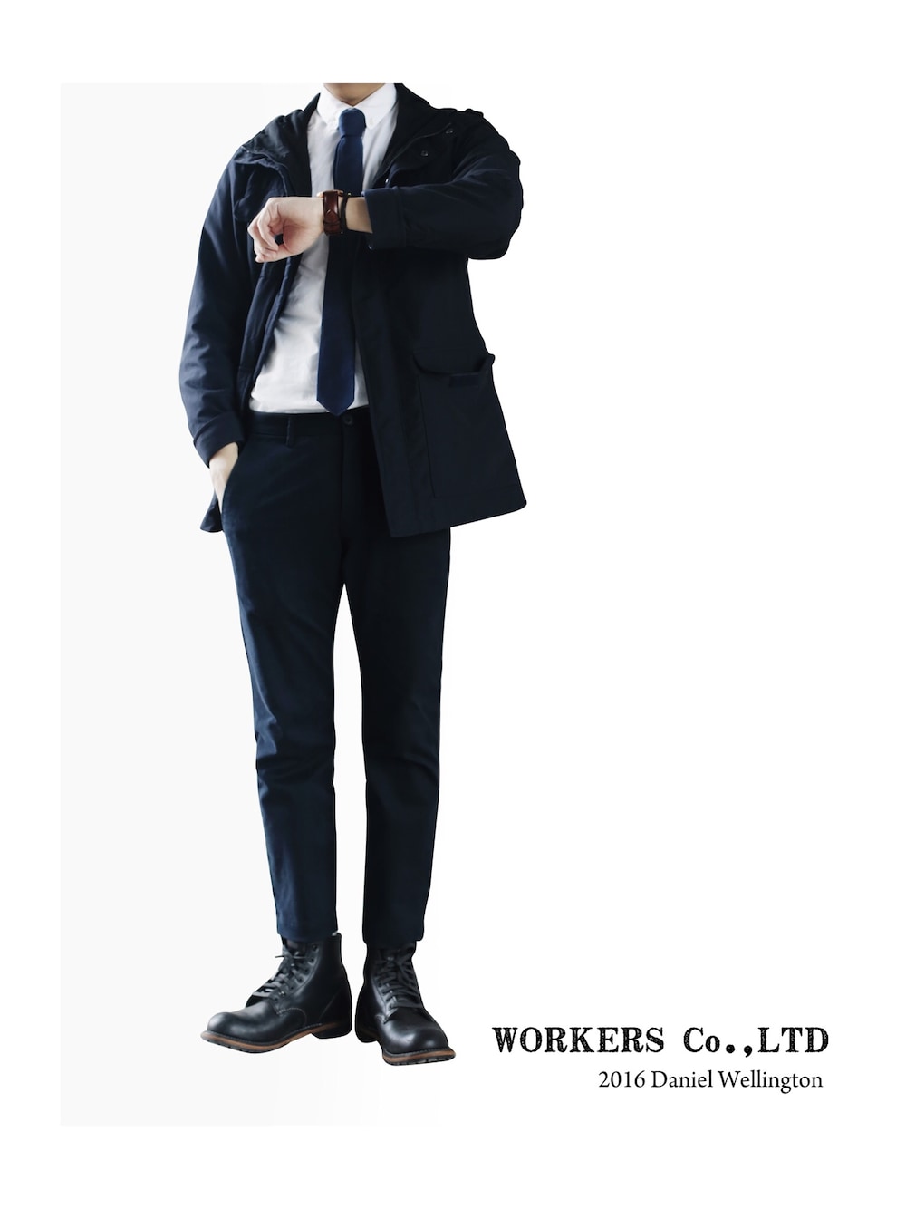 「initialのアイテム（ネクタイ、ブルー系）」を使った、CoolKidsCantDieさん（メンズ・175cm）の秋コーディネートの1枚目の写真
