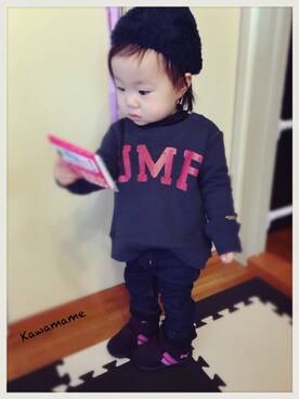 「スエット」｜kawamameさん（レディース・70cm）の冬コーディネート