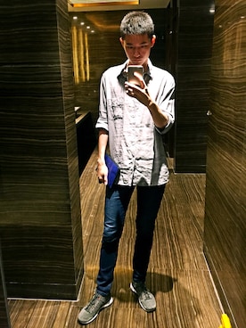 袁方yfangさん（メンズ・188cm）の夏コーディネート