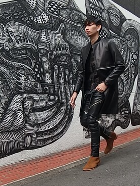 「CHRISTIAN DADA（クリスチャンダダ）のアイテム（ブルゾン）」を使った、MASAYUKIさん（メンズ・178cm）の秋コーディネート