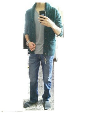 Katzさん（メンズ・178cm）の冬コーディネート