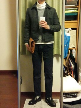 Katzさん（メンズ・178cm）の冬コーディネート