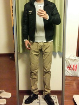 Katzさん（メンズ・178cm）の春コーディネート