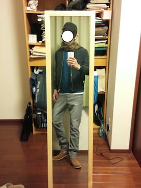 Katzさん（メンズ・178cm）の冬コーディネート