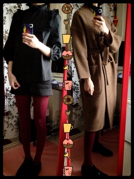 「I am I in fact...（アイアムアイインファクト）のアイテム（その他アウター）」を使った、momokaさん（レディース・164cm）の春コーディネート