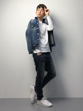 原口 聖也さん（メンズ・180cm）の冬コーディネート