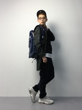 原口 聖也さん（メンズ・180cm）の冬コーディネート