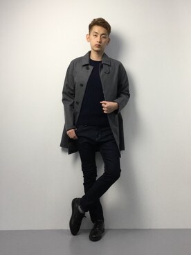 原口 聖也さん(メンズ・180cm)の冬コーディネート