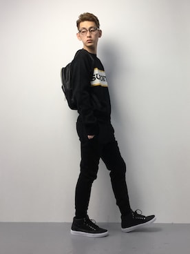 原口 聖也さん（メンズ・180cm）の冬コーディネート