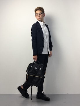 原口 聖也さん（メンズ・180cm）の冬コーディネート