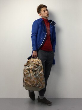 原口 聖也さん（メンズ・180cm）の冬コーディネート