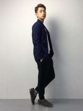 原口 聖也さん(メンズ・180cm)の冬コーディネート
