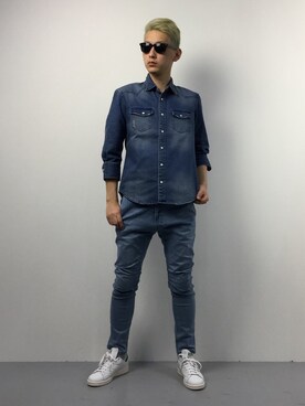 原口 聖也さん（メンズ・180cm）の冬コーディネート