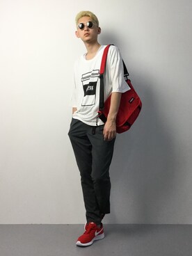 「LB/S （エルビーエス）のアイテム」を使った、原口 聖也さん（メンズ・180cm）の冬コーディネート