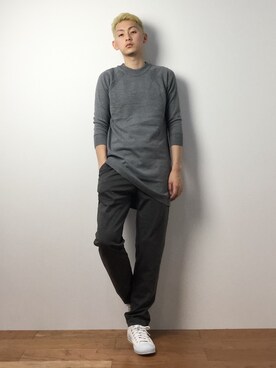 原口 聖也さん（メンズ・180cm）の冬コーディネート