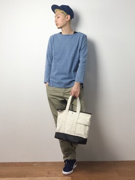 原口 聖也さん（メンズ・180cm）の冬コーディネート