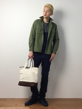 原口 聖也さん(メンズ・180cm)の冬コーディネート