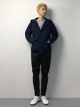原口 聖也さん(メンズ・180cm)の冬コーディネート