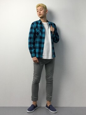 原口 聖也さん（メンズ・180cm）の冬コーディネート