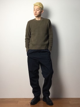 原口 聖也さん(メンズ・180cm)の冬コーディネート