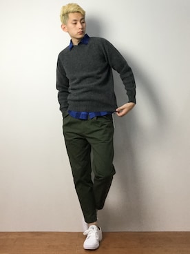 原口 聖也さん(メンズ・180cm)の冬コーディネート