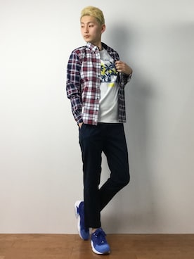 原口 聖也さん（メンズ・180cm）の冬コーディネート