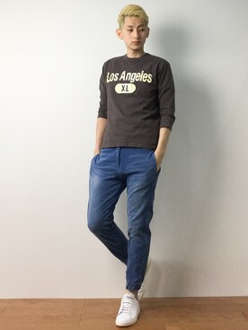 原口 聖也さん（メンズ・180cm）の冬コーディネート