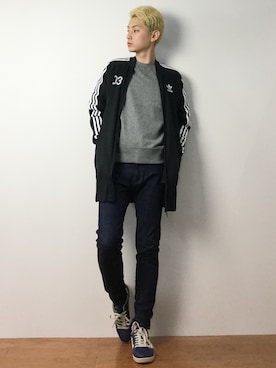 原口 聖也さん（メンズ・180cm）の冬コーディネート