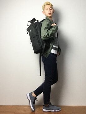 原口 聖也さん(メンズ・180cm)の冬コーディネート