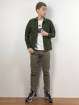 原口 聖也さん（メンズ・180cm）の冬コーディネート