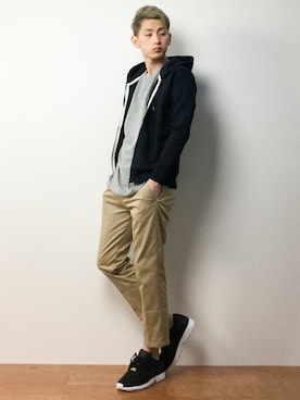 原口 聖也さん(メンズ・180cm)の春コーディネート