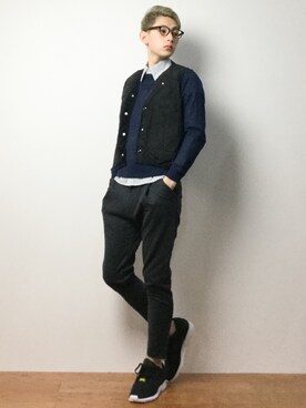 原口 聖也さん（メンズ・180cm）の春コーディネート