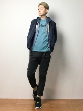 「DETAILS（ディテールズ）のアイテム（ジャケット/アウター）」を使った、原口 聖也さん（メンズ・180cm）の春コーディネート