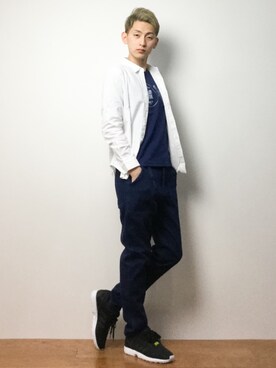 原口 聖也さん(メンズ・180cm)の春コーディネート