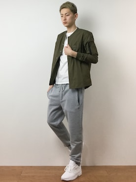 原口 聖也さん（メンズ・180cm）の春コーディネート