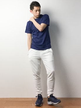 「Keikiii（ケイキィー）のアイテム」を使った、原口 聖也さん（メンズ・180cm）の春コーディネート