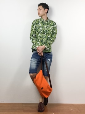 原口 聖也さん（メンズ・180cm）の春コーディネート