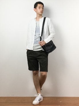 原口 聖也さん（メンズ・180cm）の春コーディネート