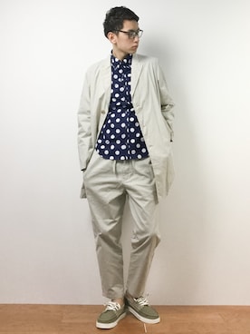 原口 聖也さん(メンズ・180cm)の春コーディネート