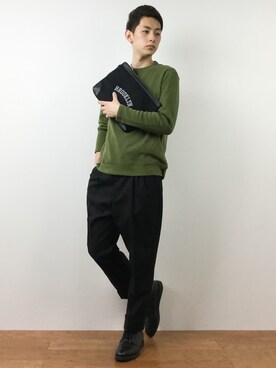 「SWAGGER（スワッガー）のアイテム」を使った、原口 聖也さん（メンズ・180cm）の春コーディネート