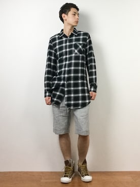 原口 聖也さん(メンズ・180cm)の春コーディネート