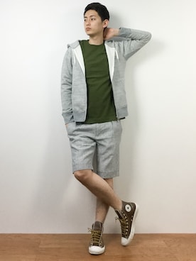 原口 聖也さん（メンズ・180cm）の春コーディネート