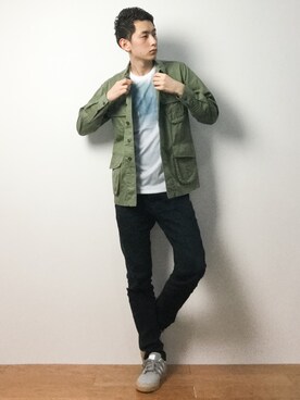 原口 聖也さん(メンズ・180cm)の春コーディネート