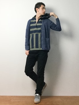 原口 聖也さん(メンズ・180cm)の春コーディネート