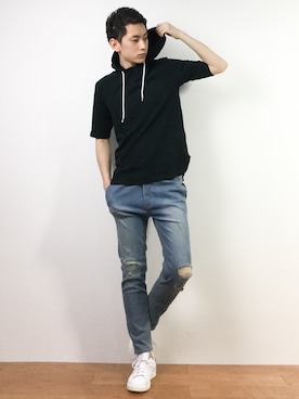原口 聖也さん(メンズ・180cm)の春コーディネート