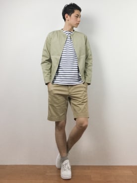 原口 聖也さん(メンズ・180cm)の春コーディネート