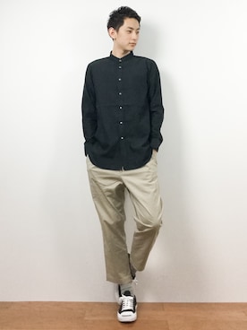 原口 聖也さん（メンズ・180cm）の春コーディネート