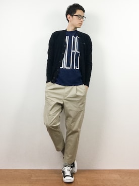 原口 聖也さん(メンズ・180cm)の春コーディネート