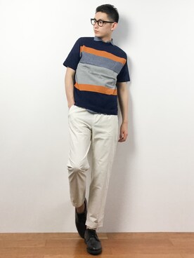 原口 聖也さん（メンズ・180cm）の春コーディネート